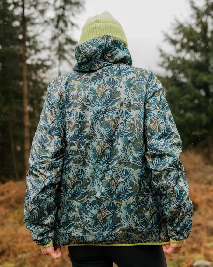 Passenger Jackets Viento Recycled Windshell Smock Abstract Seaweed Pistachio Abstract Seaweed Pistachio 8211 Women