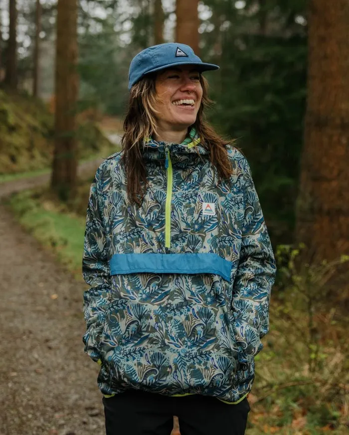 Passenger Jackets Viento Recycled Windshell Smock Abstract Seaweed Pistachio Abstract Seaweed Pistachio 8211 Women
