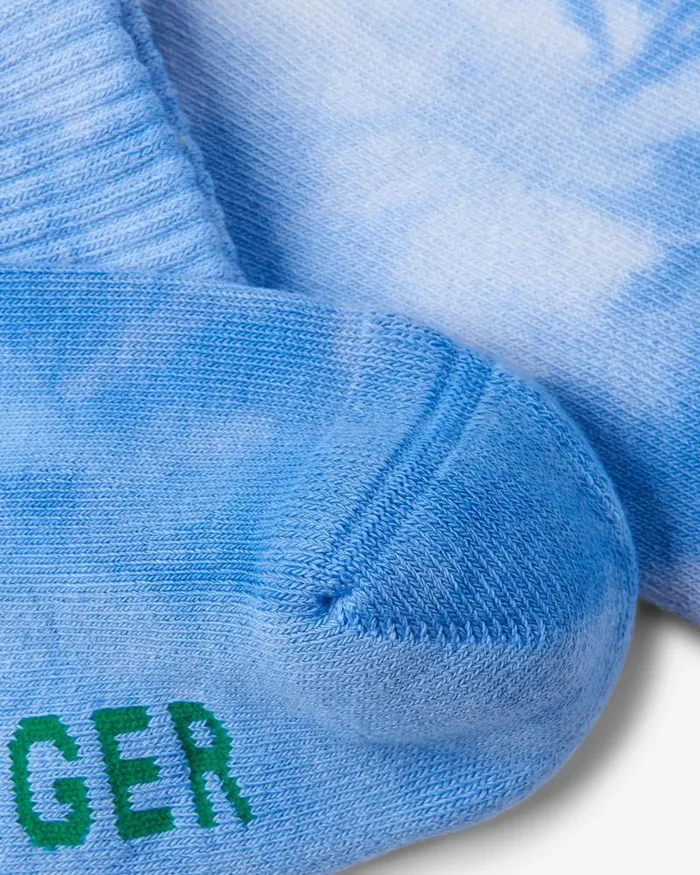 Passenger Socks Organic Midweight Crew Socks Tie Dye Cornflower Tie Dye Cornflower 8211 Women