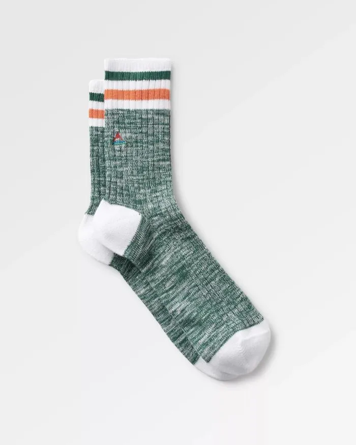 Passenger Socks Organic Midweight Rib Socks Deep Ocean Deep Ocean 8211 Men