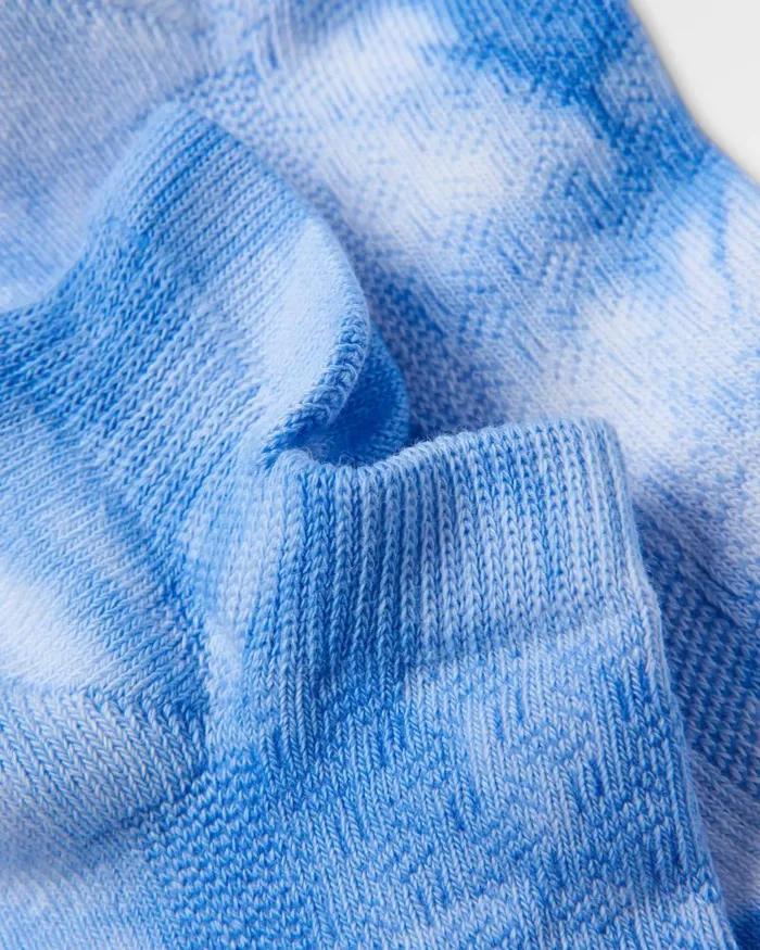 Passenger Socks Organic Trainer Socks Tie Dye Cornflower Tie Dye Cornflower 8211 Women