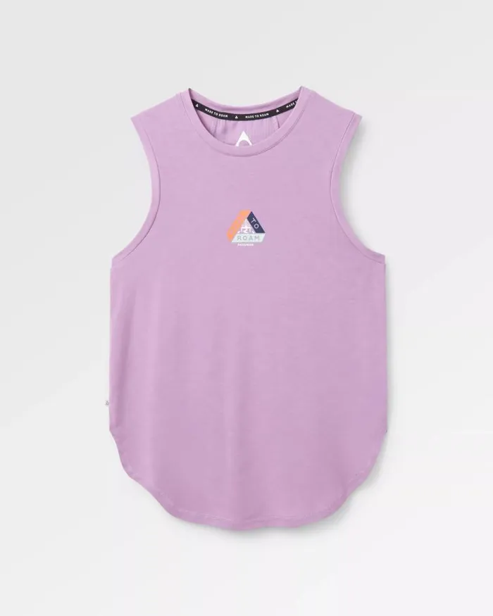 Passenger Tops Asana Recycled Active Vest Lilac Lilac 8211 Women