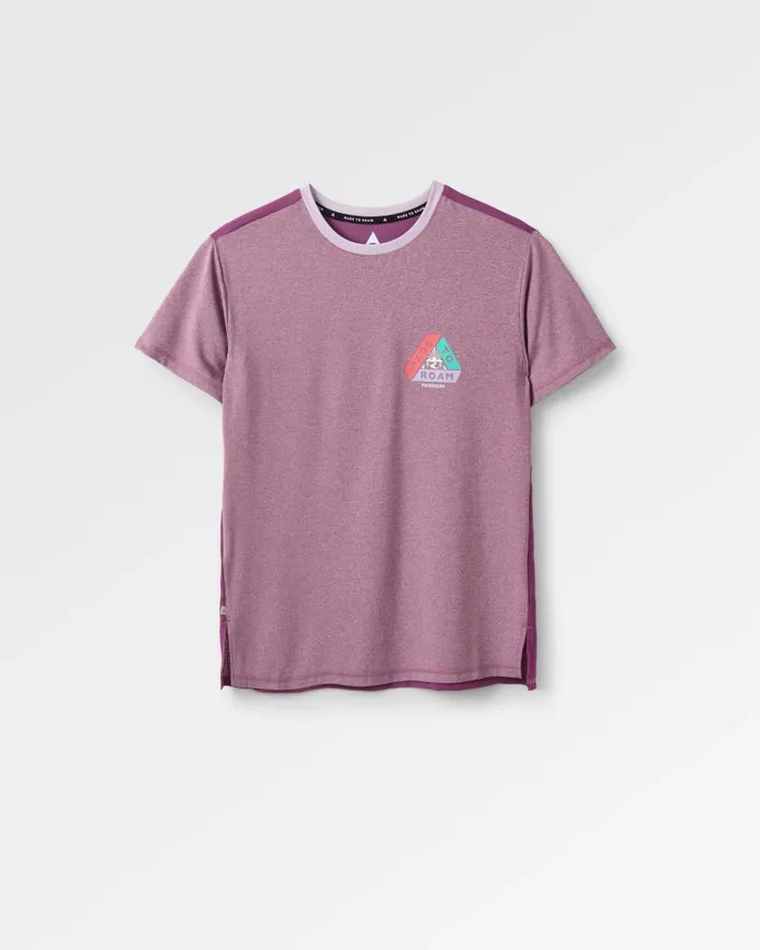 Passenger Tops Aurora Marl Active TShirt Berry Marl Berry Marl 8211 Women
