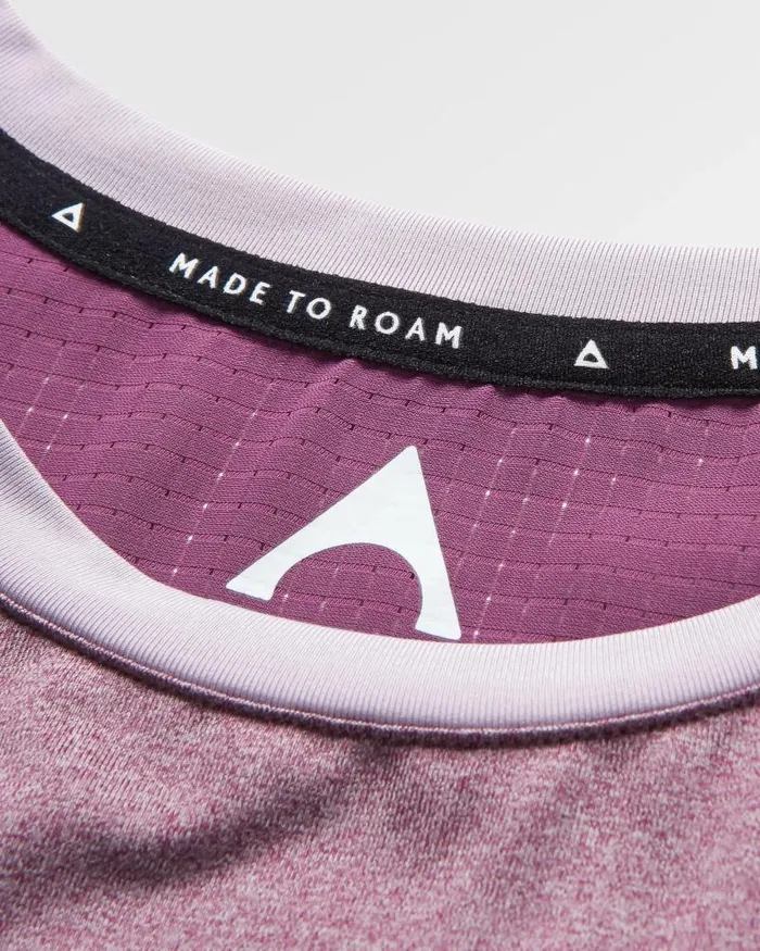 Passenger Tops Aurora Marl Active TShirt Berry Marl Berry Marl 8211 Women