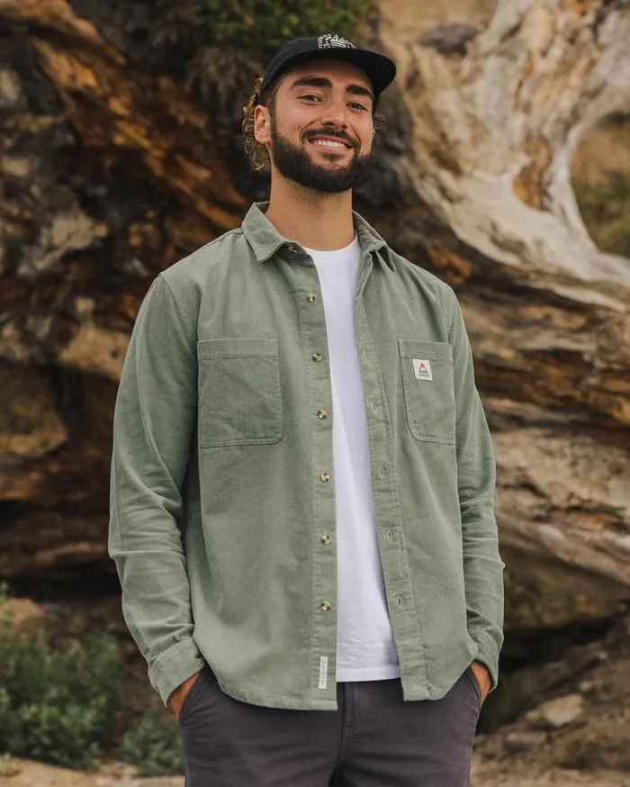 Passenger Tops Backcountry Cord Shirt Pistachio Pistachio 8211 Men