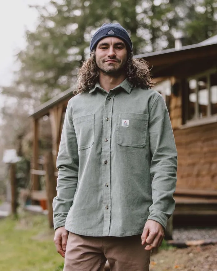 Passenger Tops Backcountry Cord Shirt Pistachio Pistachio 8211 Men