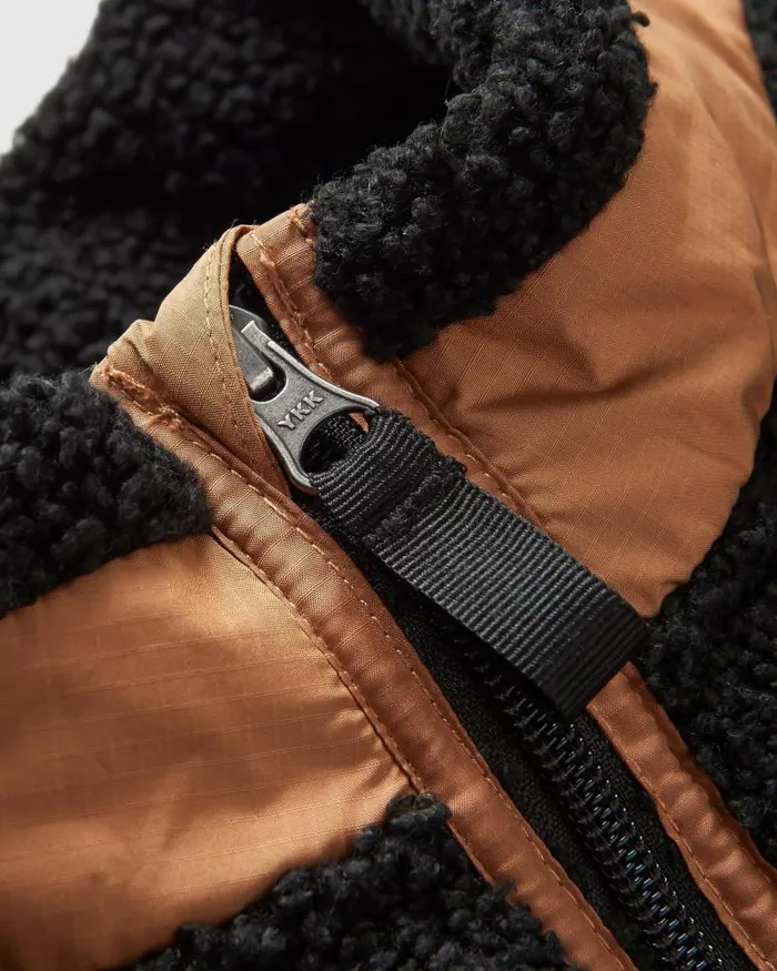 Passenger Tops Born Explorer Recycled PolarLined Sherpa Fleece Black Black 8211 Men