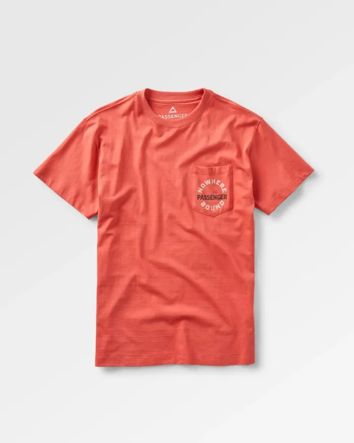 Passenger Tops Cabin Recycled Relaxed Fit TShirt Cardinal Cardinal 8211 Men