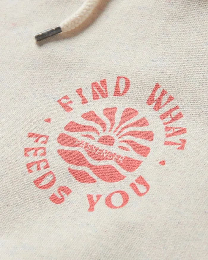 Passenger Tops Discovery Recycled Cotton Hoodie Milky Marl Milky Marl 8211 Women
