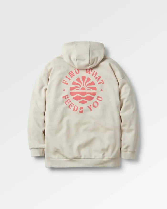 Passenger Tops Discovery Recycled Cotton Hoodie Milky Marl Milky Marl 8211 Women