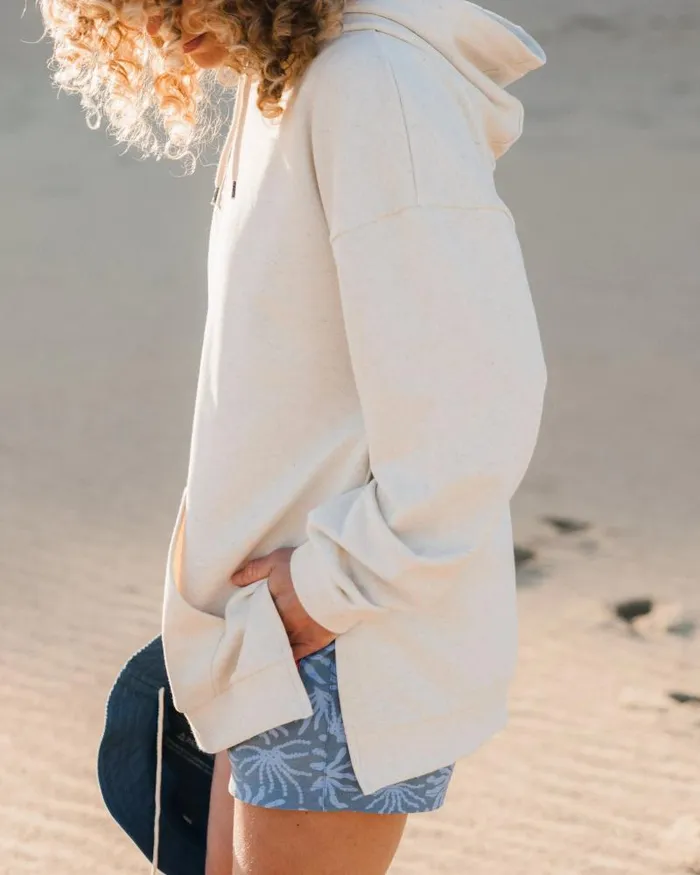Passenger Tops Discovery Recycled Cotton Hoodie Milky Marl Milky Marl 8211 Women