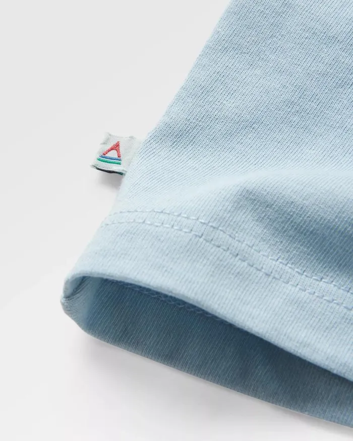 Passenger Tops Distance Recycled Relaxed Fit TShirt Blue Fog Blue Fog 8211 Men