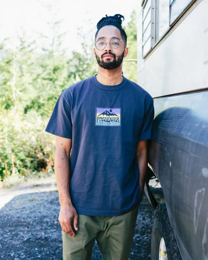 Passenger Tops Grounded Organic Relaxed Fit TShirt Charcoal Charcoal 8211 Men Passenger Tops Grounded Organic Relaxed Fit TShirt Charcoal Charcoal 8211 Men