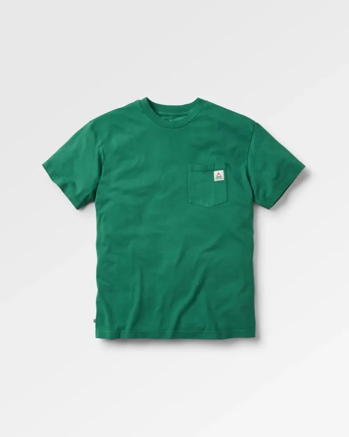 Passenger Tops Heritage Recycled Relaxed Fit TShirt Forest Green Forest Green 8211 Men