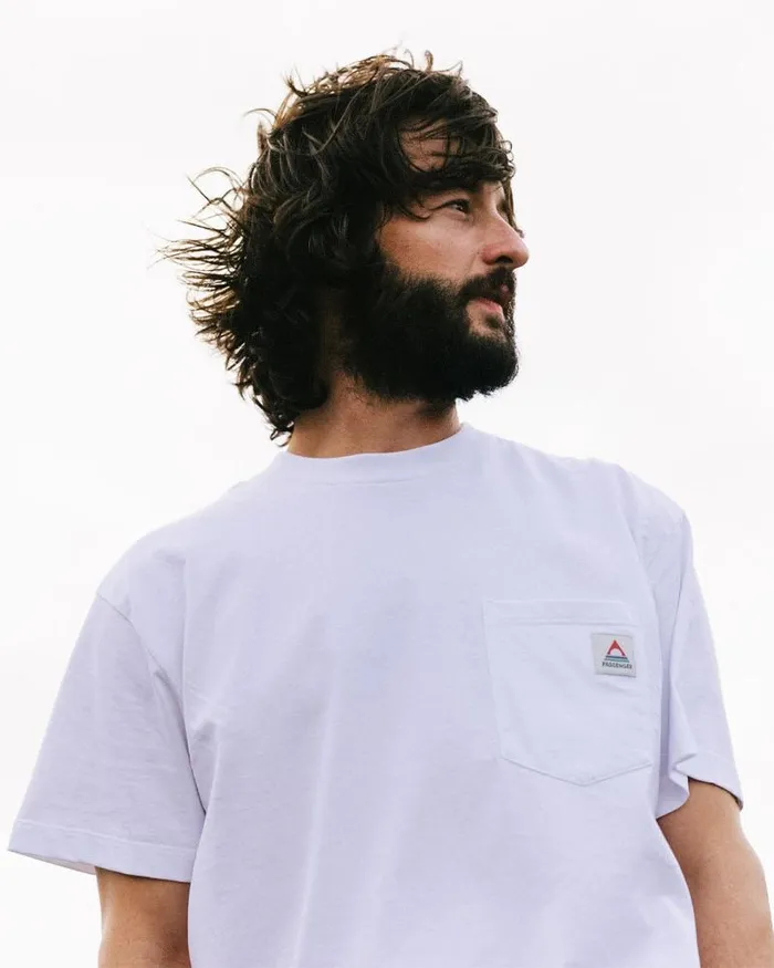 Passenger Tops Heritage Recycled Relaxed Fit TShirt White White 8211 Men