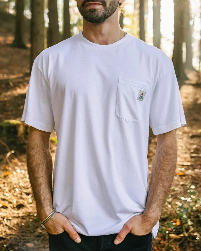 Passenger Tops Heritage Recycled Relaxed Fit TShirt White White 8211 Men