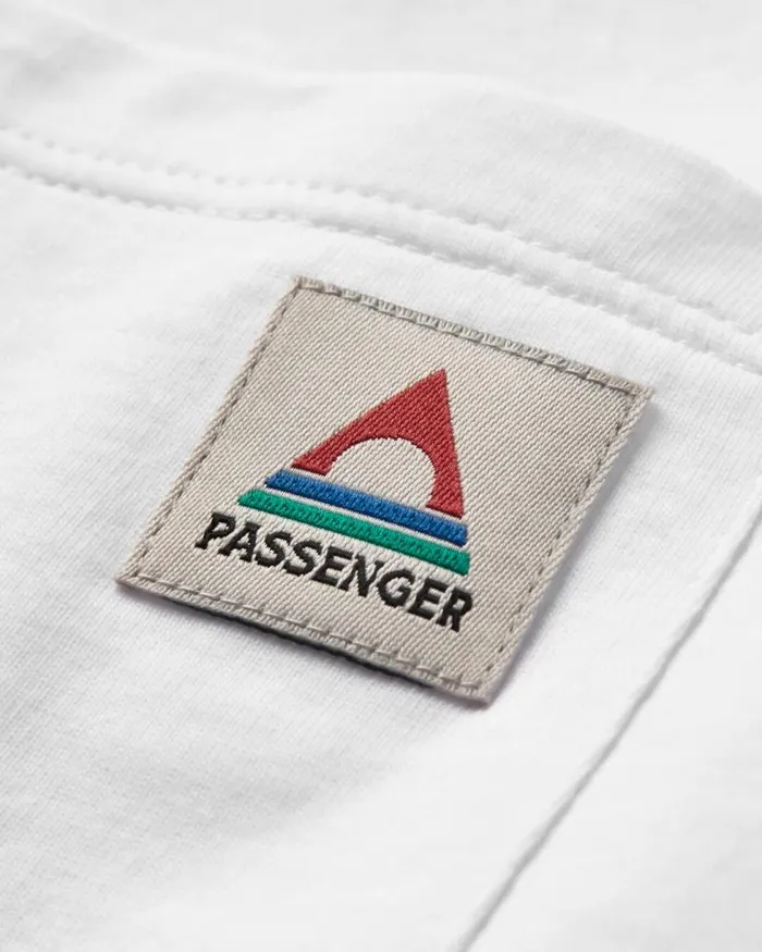 Passenger Tops Heritage Recycled Relaxed Fit TShirt White White 8211 Men
