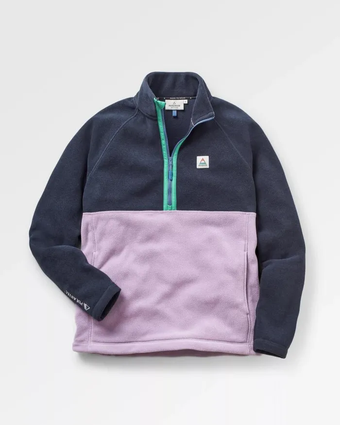 Passenger Tops Highland Recycled Polartec Fleece Lilac Deep Navy Lilac Deep Navy 8211 Men Passenger Tops Highland Recycled Polartec Fleece Lilac Deep Navy Lilac Deep Navy 8211 Men