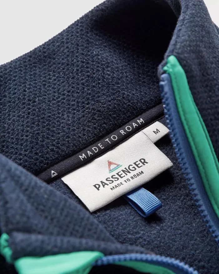 Passenger Tops Highland Recycled Polartec Fleece Lilac Deep Navy Lilac Deep Navy 8211 Men