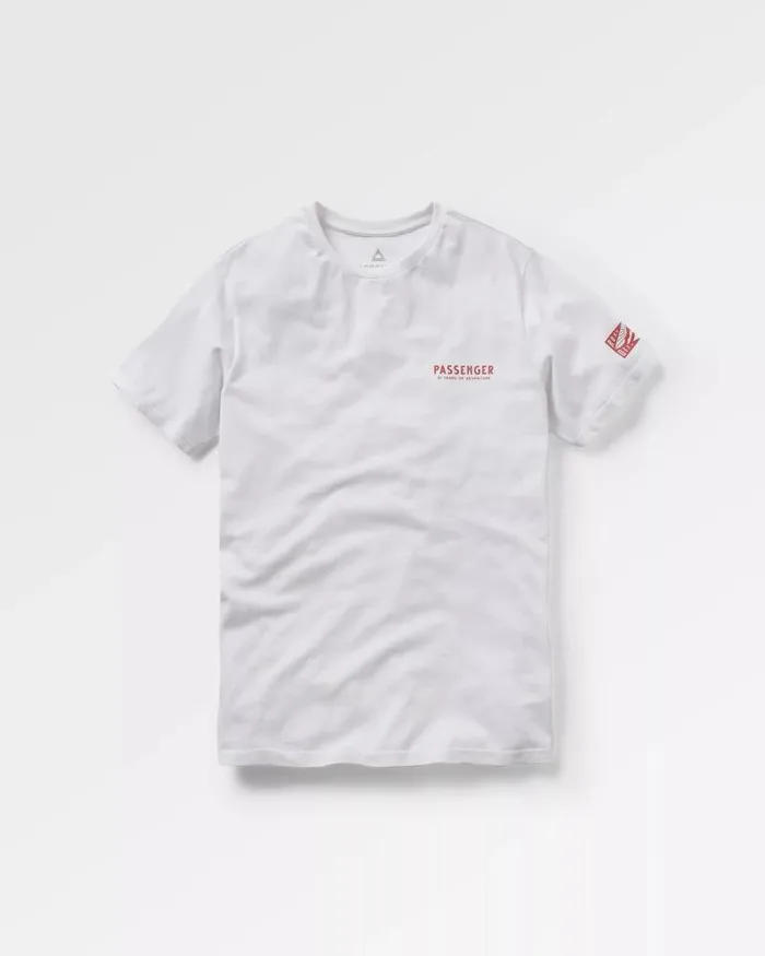 Passenger Tops Icon Recycled Cotton TShirt White White 8211 Men
