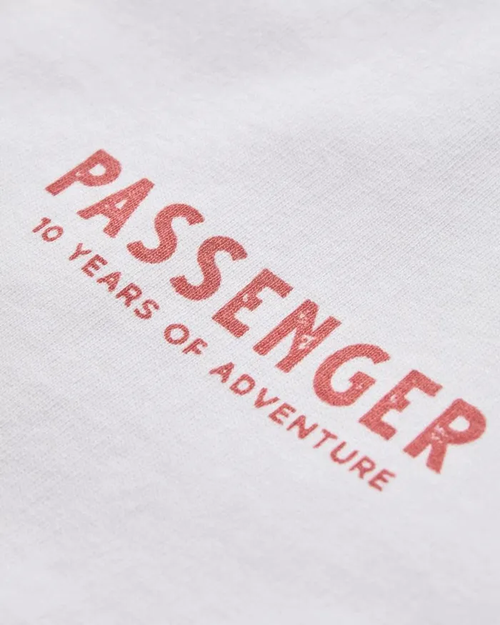 Passenger Tops Icon Recycled Cotton TShirt White White 8211 Men