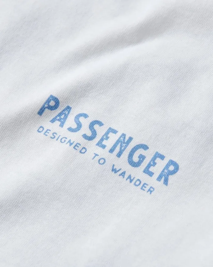 Passenger Tops Icon Recycled Cotton TShirt White White 8211 Men