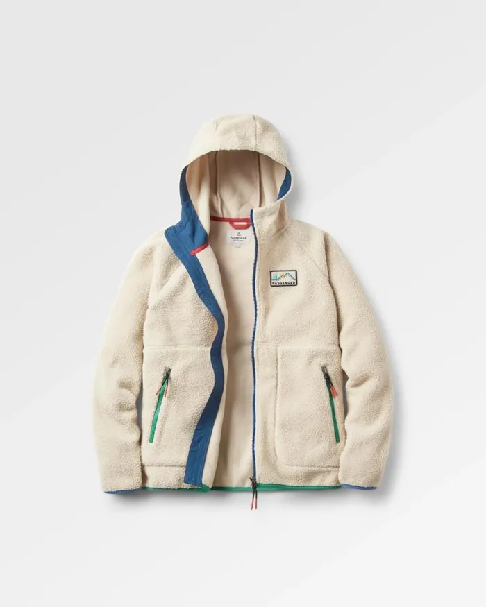 Passenger Tops North Coast 20 Full Zip Recycled Sherpa Fleece Oatmeal Oatmeal 8211 Women