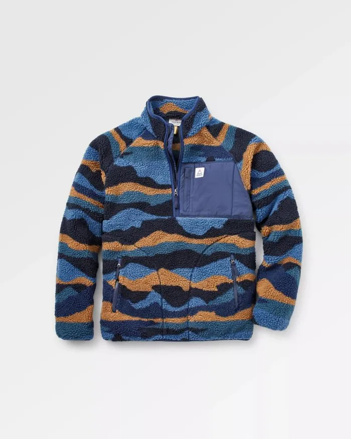 Passenger Tops Offroad Recycled Sherpa 12 Zip Fleece Scenic Navy Scenic Navy 8211 Men Passenger Tops Offroad Recycled Sherpa 12 Zip Fleece Scenic Navy Scenic Navy 8211 Men