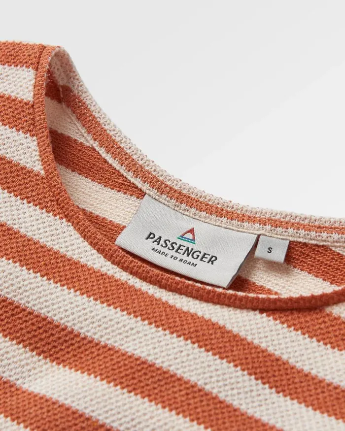 Passenger Tops Panorama Striped LS TShirt Glazed Ginger Glazed Ginger 8211 Women