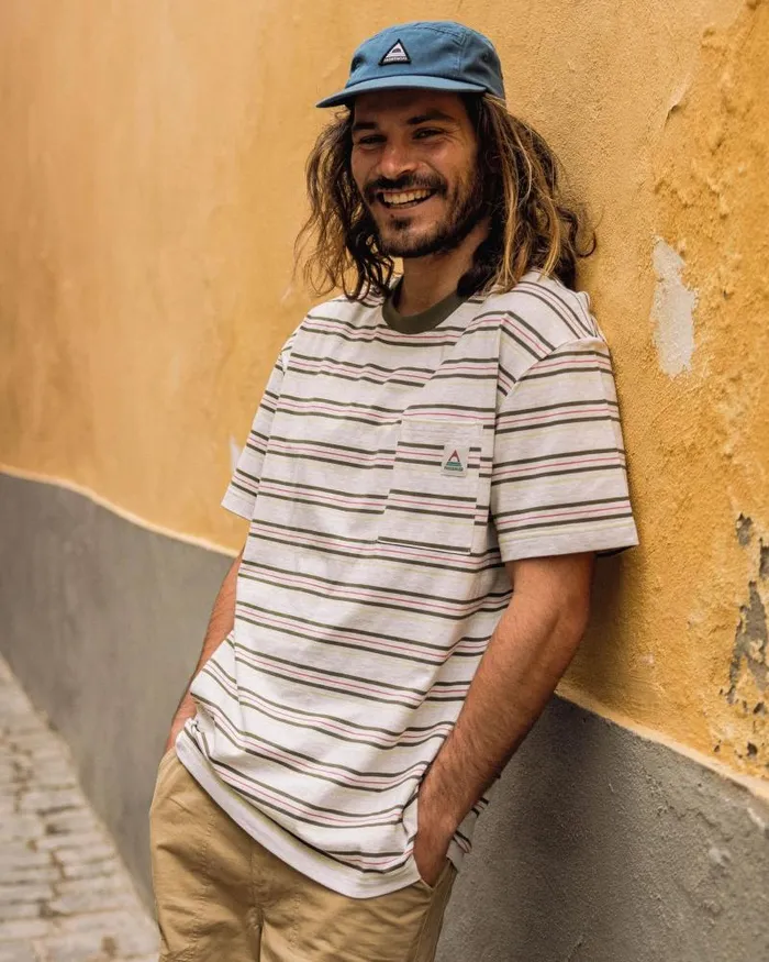 Passenger Tops Retro Recycled Relaxed Fit TShirt Birch Marl Birch Marl 8211 Men Passenger Tops Retro Recycled Relaxed Fit TShirt Birch Marl Birch Marl 8211 Men