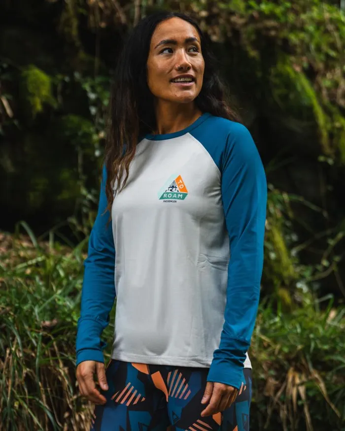 Passenger Tops River Recycled Active LS TShirt Corsair Vintage White Corsair Vintage White 8211 Women
