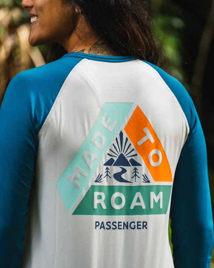 Passenger Tops River Recycled Active LS TShirt Corsair Vintage White Corsair Vintage White 8211 Women