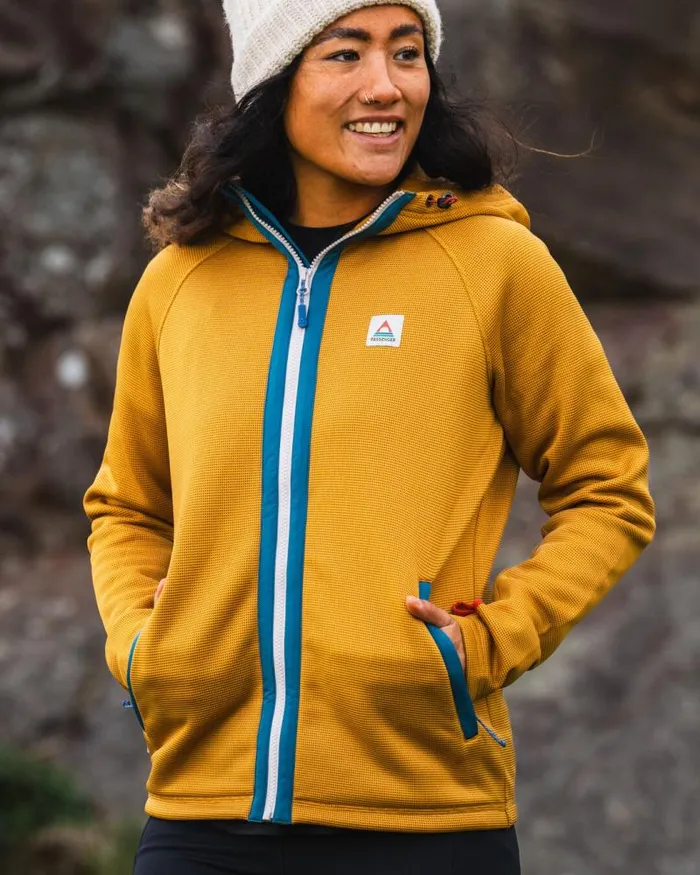 Passenger Tops Slope Hooded Recycled Fleece Dusty Ochre Dusty Ochre 8211 Women