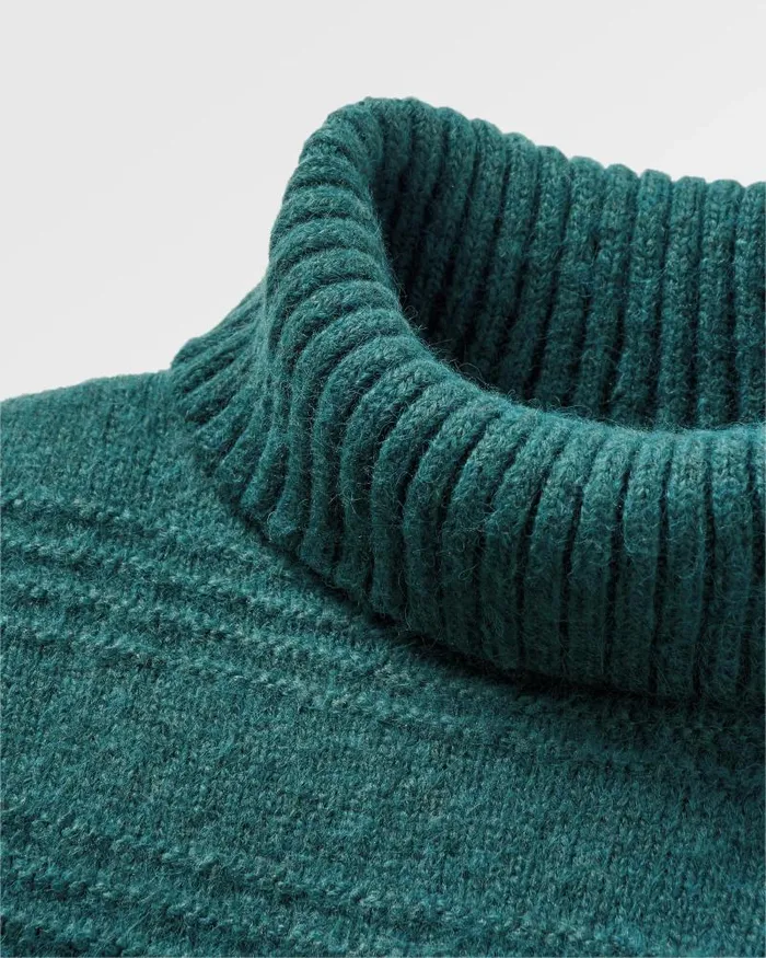 Passenger Tops Snug Recycled Polo Neck Knitted Jumper Mediterranean Mediterranean 8211 Women