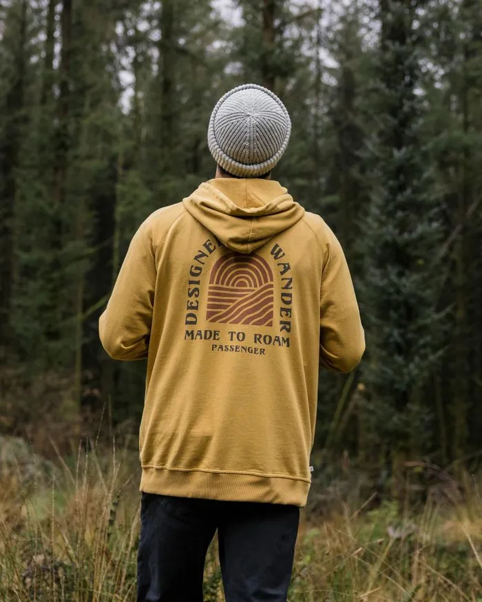 Passenger Tops Sundown Recycled Cotton Hoodie Mustard Gold Mustard Gold 8211 Men Passenger Tops Sundown Recycled Cotton Hoodie Mustard Gold Mustard Gold 8211 Men