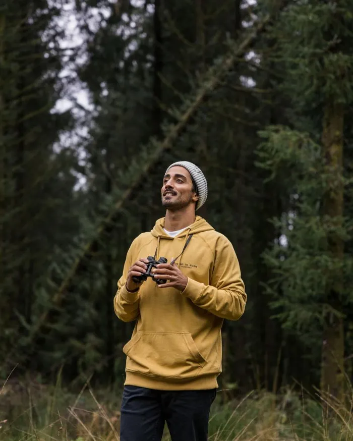 Passenger Tops Sundown Recycled Cotton Hoodie Mustard Gold Mustard Gold 8211 Men
