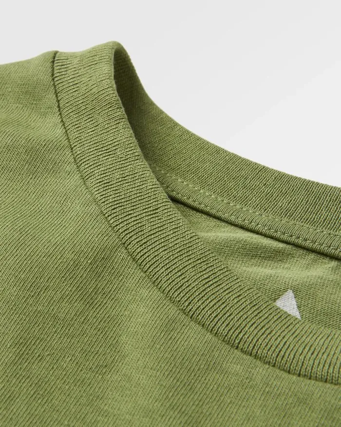 Passenger Tops Sunrise Recycled Cotton Ls TShirt Loden Green Loden Green 8211 Men