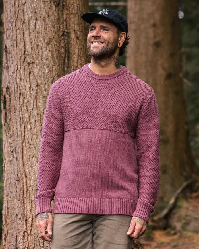 Passenger Tops Swell Knitted Jumper Crushed Berry Crushed Berry 8211 Men