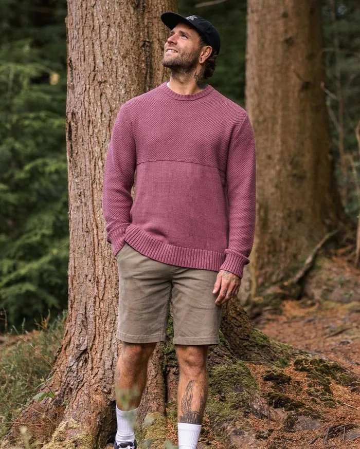 Passenger Tops Swell Knitted Jumper Crushed Berry Crushed Berry 8211 Men