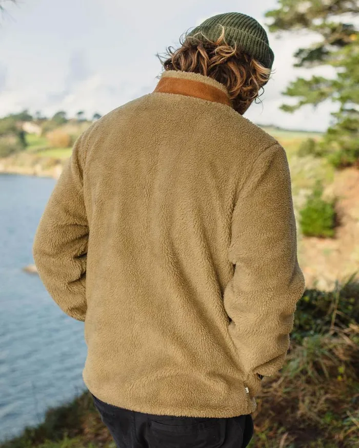 Passenger Tops Trekker Recycled DeepPile Sherpa Fleece Biscuit Biscuit 8211 Men