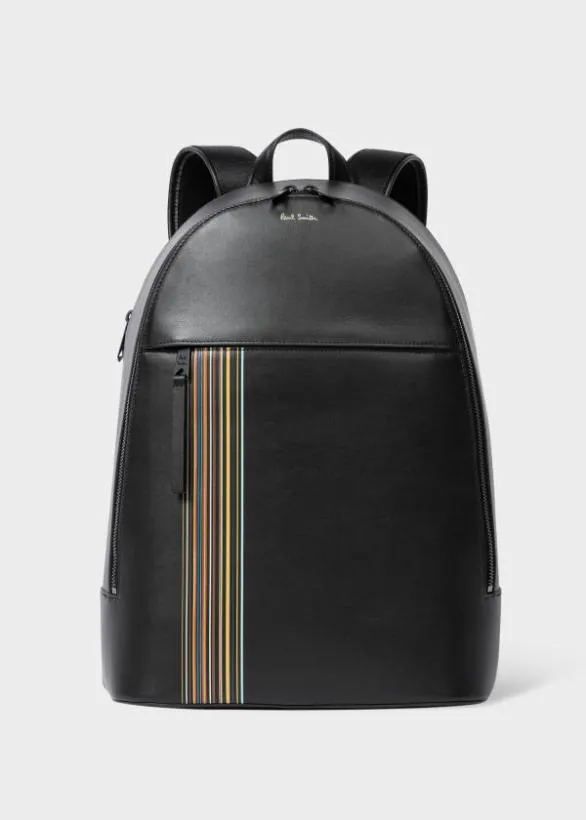 Paul Smith Bags 039Signature Stripe Block039 Backpack Black 8211 Mens