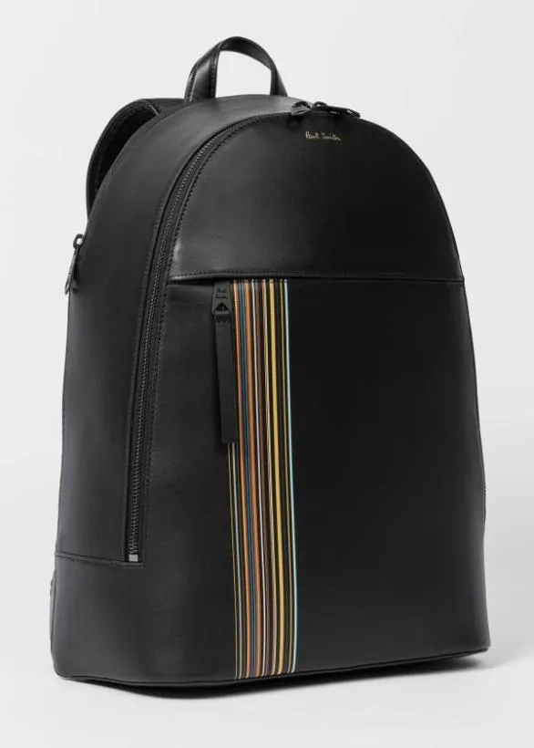 Paul Smith Bags 039Signature Stripe Block039 Backpack Black 8211 Mens