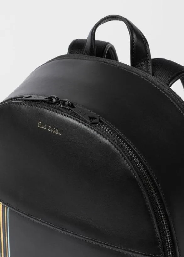 Paul Smith Bags 039Signature Stripe Block039 Backpack Black 8211 Mens