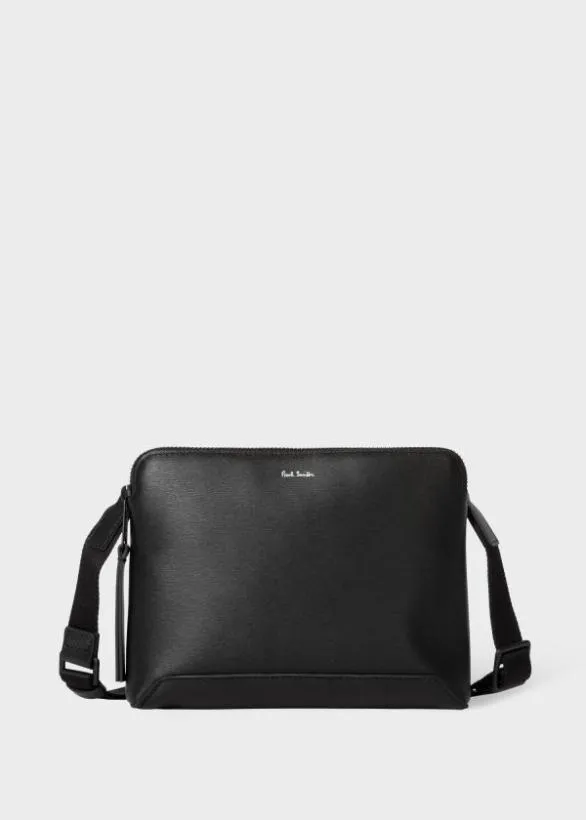 Paul Smith Bags Leather Musette Bag Black 8211 MensWomens
