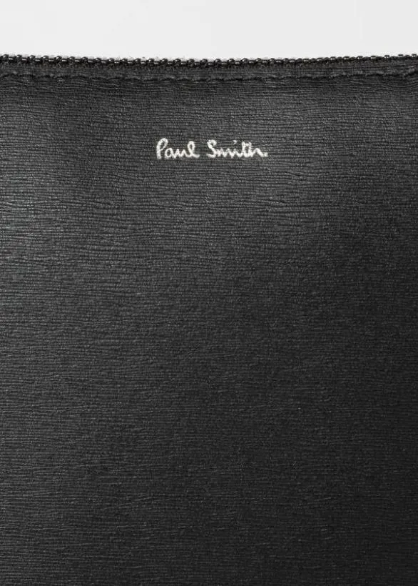Paul Smith Bags Leather Musette Bag Black 8211 MensWomens