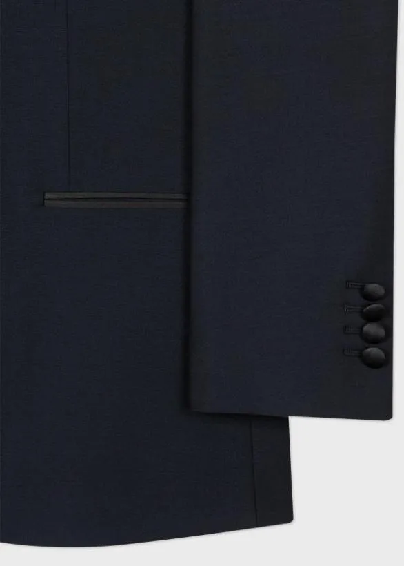 Paul Smith Blazers Dark Navy WoolMohair Evening Blazer Dark Navy 8211 Mens