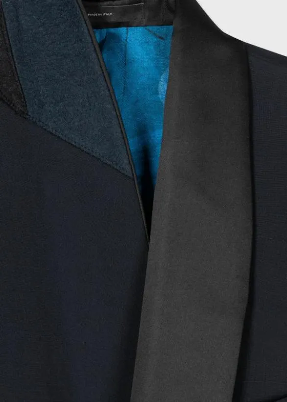 Paul Smith Blazers Dark Navy WoolMohair Evening Blazer Dark Navy 8211 Mens