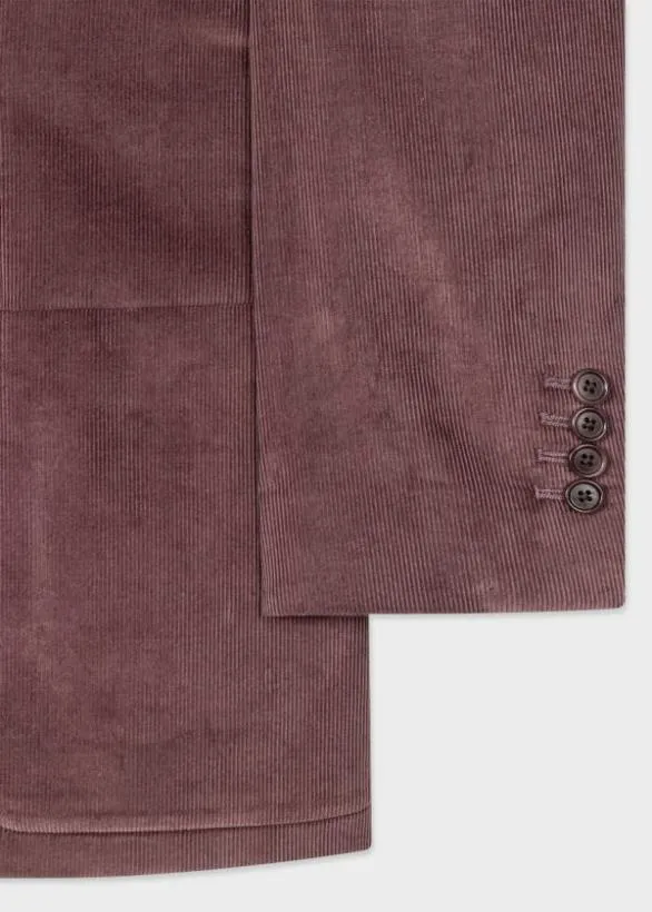 Paul Smith Blazers MidFit Corduroy PatchPocket Blazer Purple 8211 Mens