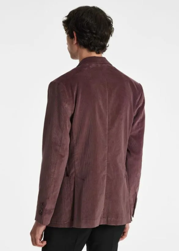 Paul Smith Blazers MidFit Corduroy PatchPocket Blazer Purple 8211 Mens