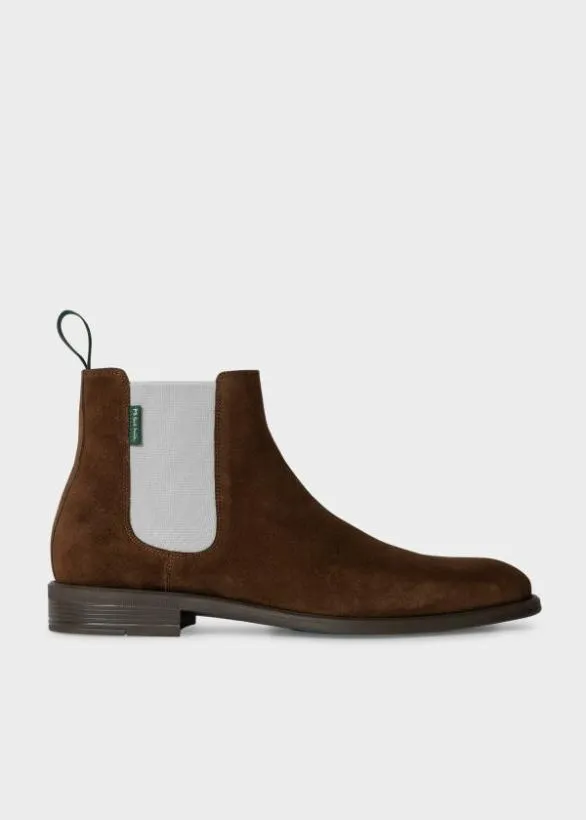 Paul Smith Boots Suede 039Cedric039 Boots Chocolate Brown 8211 Mens